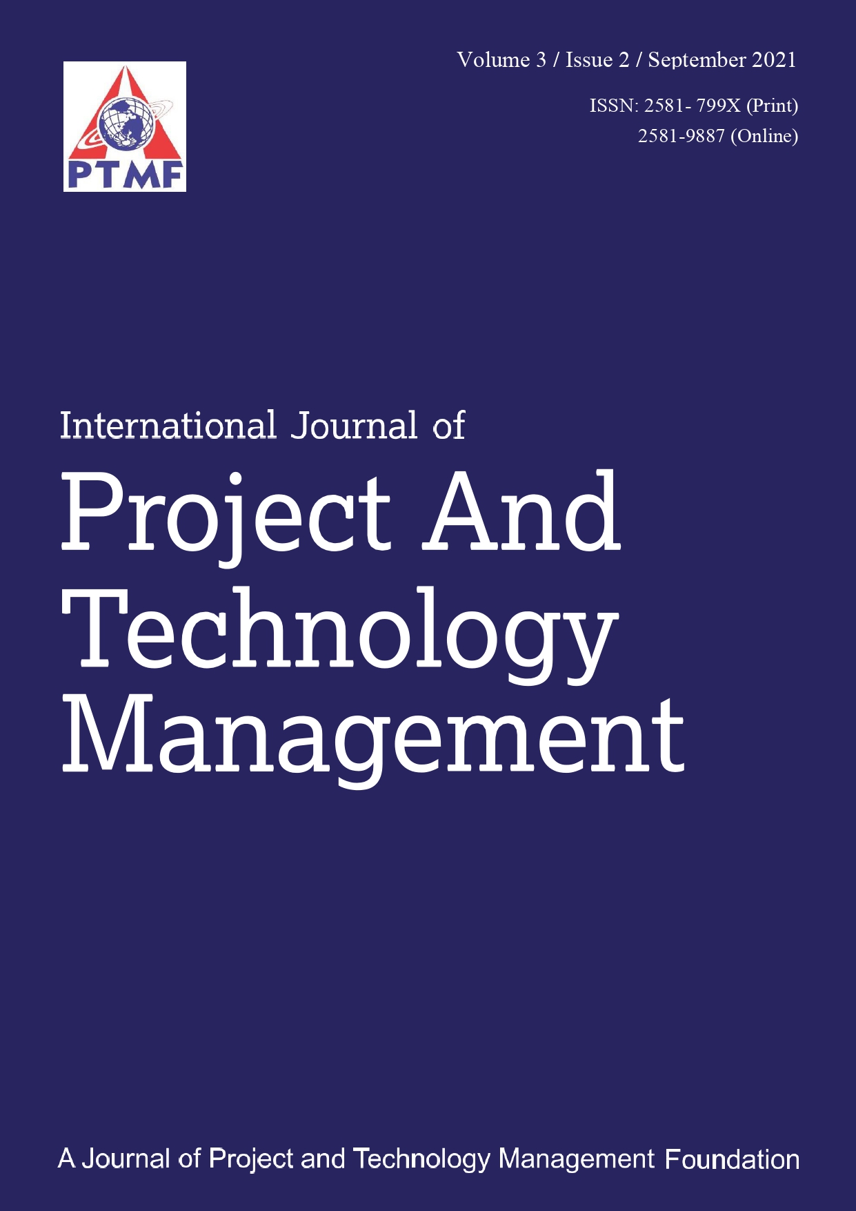 PTMF International Journal Cover